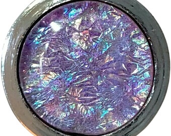Lavender Dichroic Wine Stopper, with Multicolored Sparkles. A Unique Elegant Gift for Wine Lover, Hostess Gift, Friend Gift
