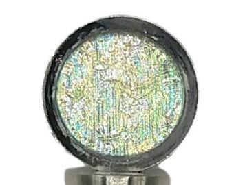 Sparkly Champagne Hues of Dichroic Glass Wine Stopper, A Unique Elegant Gift for Wine Lover, Hostess Gift, Friend Gift