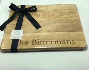 Engraved Wood Board