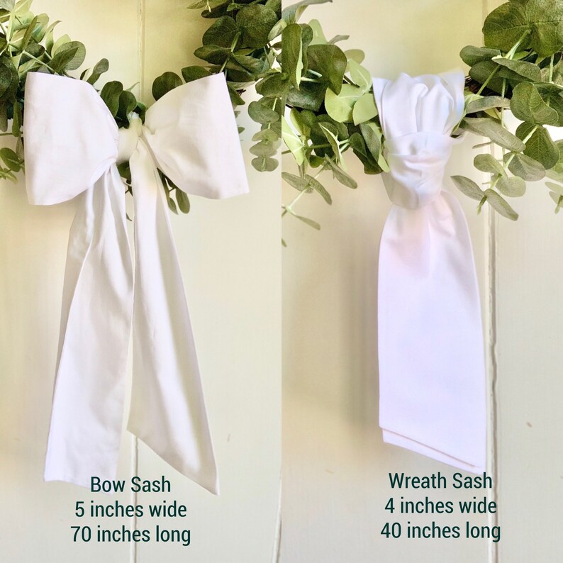 Laurel Wreath Ribbon Sash Double Monogrammed Bow Ribbon Etsy