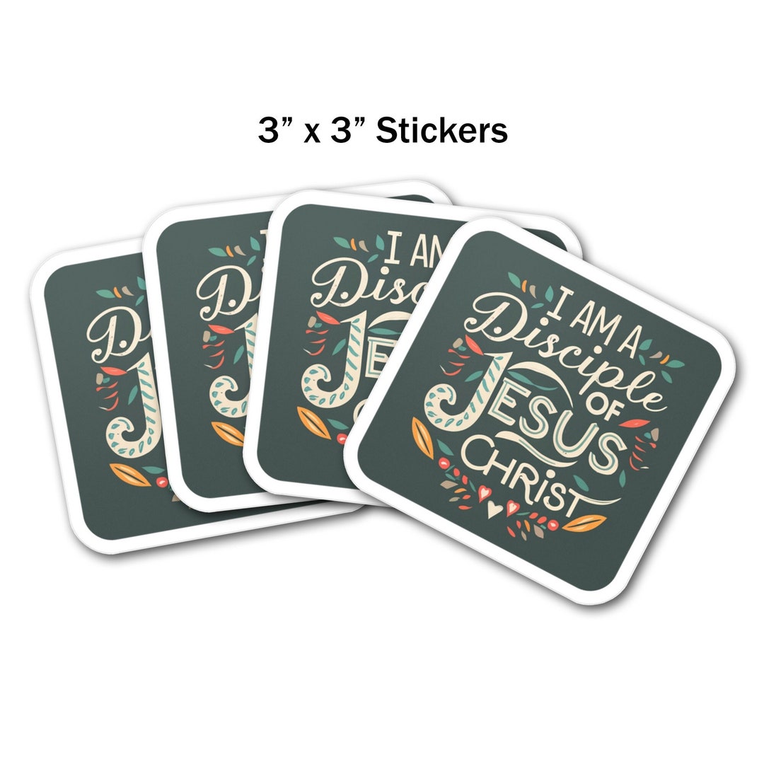 I Am A Disciple of Jesus Christ Stickers 4 Pack, LDS Youth Theme 2024