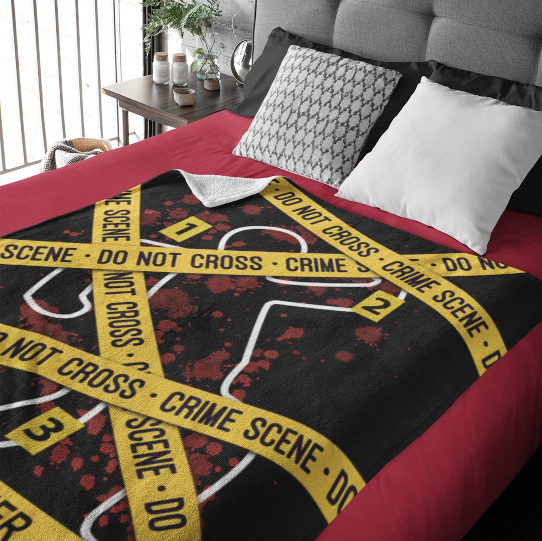 Personalized True Crime Blanket True Crime Junkie Gift for Etsy