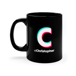 Personalized Social Media Name Mug , Personalized Logo Mug, Social Media Influencer Gift, Social Media gift