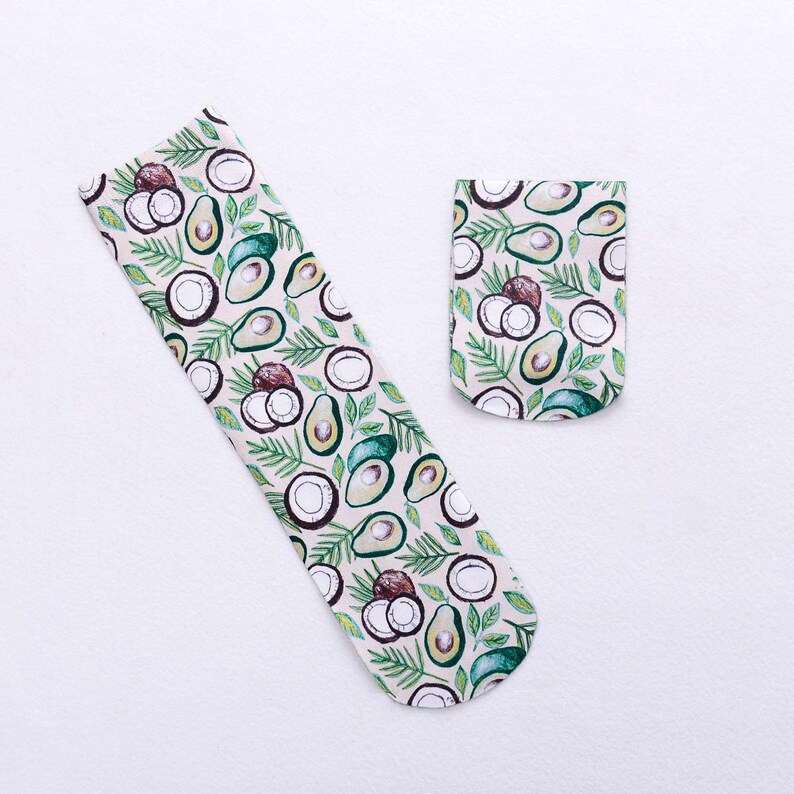 Vegan socks.Vegetarian socks.coconut socks.Avocado socks.Fruit socks.socks.Novelty socks