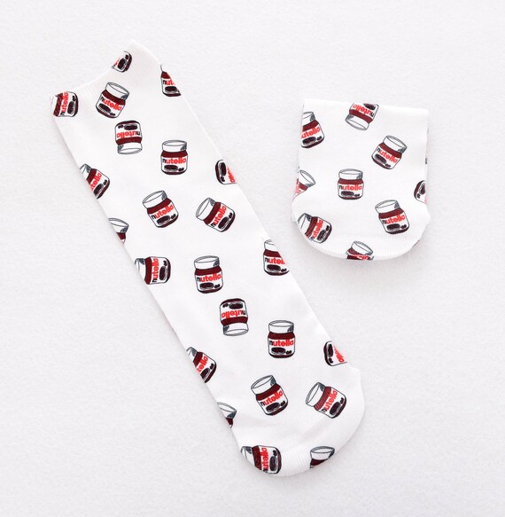 Nutella socks.novelty socks.Perth sock shop.Christmas stocking Etsy