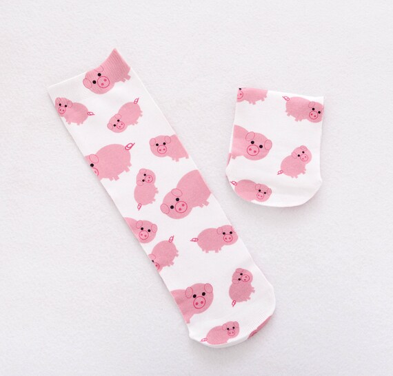 Piggy socks.Pig socks Etsy