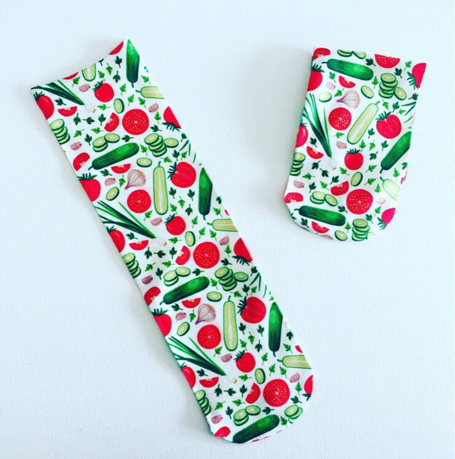 Vegetable Socks.salad Socks.vegen Socks.onion Socks. Etsy