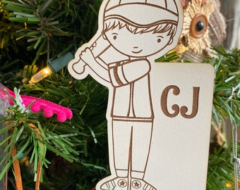 Christmas Ornament Sports Cheerleader Car Charms Personalized Karate Baseball Football Soccer Volleyball Dance Gymnastics