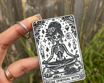 Day of the Dead Skeleton Keychain - Spiritual Gift