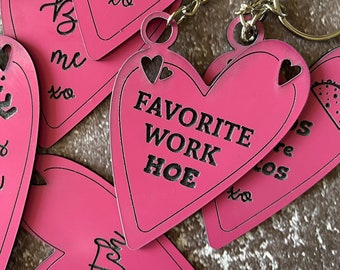 Funny BFF Keychain: Galentine's Day Bestie Gift