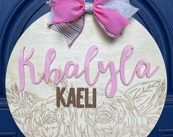 Nursery Sign Baby Newborn Welcome Baby Babyshower Gifts Photography Props