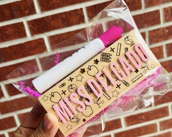 Teacher Appreciation Gifts Dry Eraser Board School Supplies First Day of School Markers Graduation