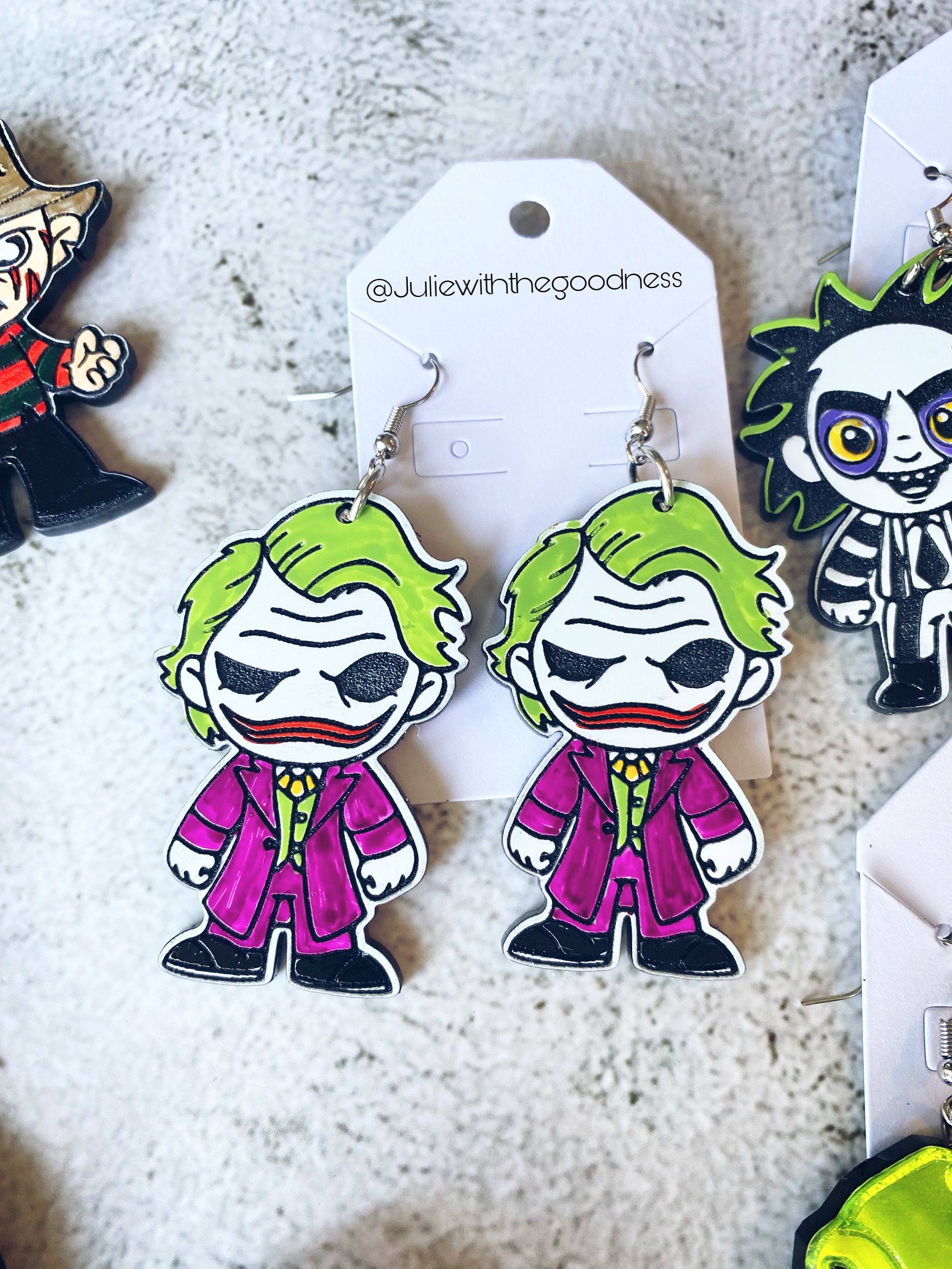 Joker earrings best sale