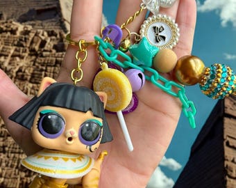 Enchanting Egyptian Kitty Doll Bag Charm
