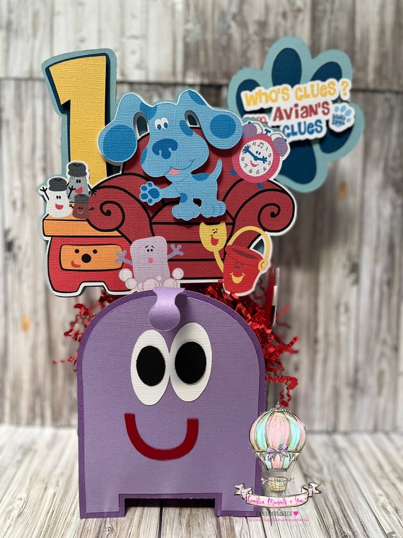 Blue's Clues Table Centerpiece/ Blue's Clue Party Decoration/ Blue's