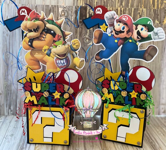 Super Mario Bros Centerpiece/ Super Mario Party/ Super Mario Kart ...