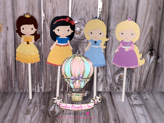 12 Princess Inspired Cupcake Toppers Il_570xn