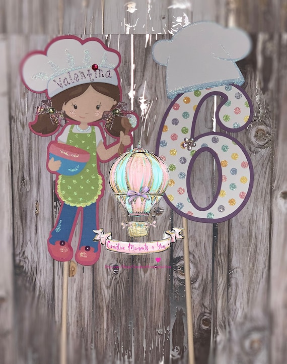 Baker/Chef Girl Theme Birthday Picks Il_570xn