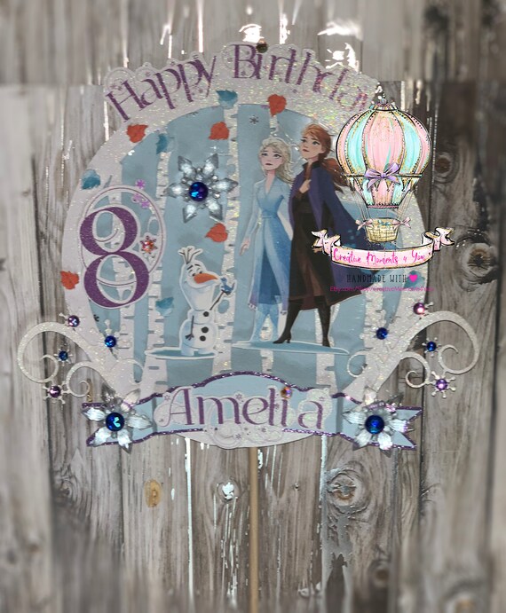 Frozen 2 Cake Topper/ Frozen Cake Topper / Inspired Frozen 2 /Frozen 2 Birthday Decoration/ Frozen 2 Theme Party Il_570xn