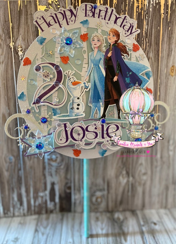 Frozen 2 Cake Topper/ Frozen Cake Topper / Inspired Frozen 2 /Frozen 2 Birthday Decoration/ Frozen 2 Theme Party Il_570xn