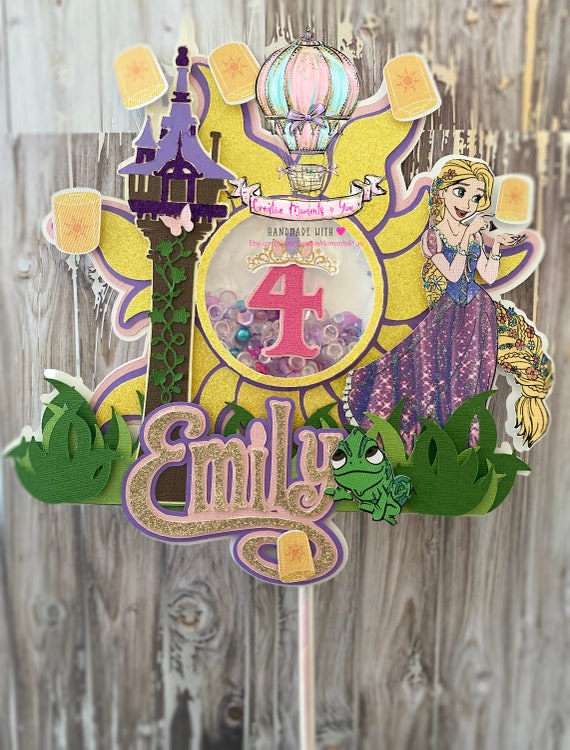 Rapunzel/ Tangled Shaker Cake Topper Il_570xn