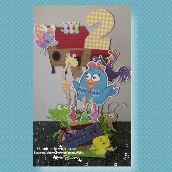 Galinha Pintadinha, Lottie Dottie Table Centerpiece Il_570xn