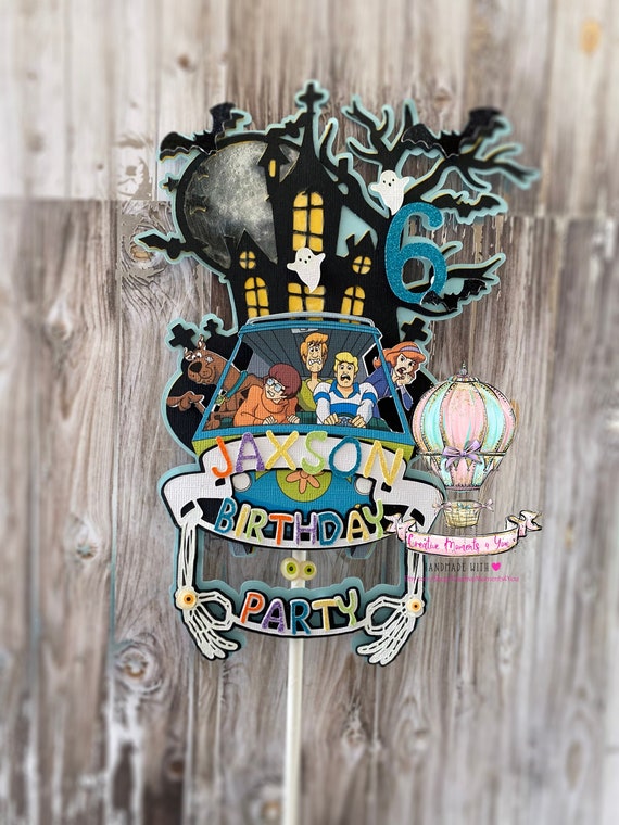 Scooby- Doo and Gang Birthday Cake Topper, Scooby- Doo and the Mystery Machine Cake Topper, Scooby-Doo Cake Topper, Scooby- Doo Birthday Il_570xn
