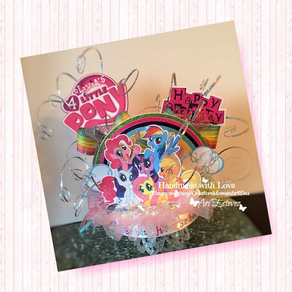 My Little Pony Birthday Cake Topper Il_570xn