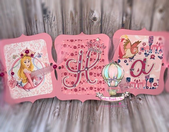 Sleeping Beauty Birthday Banner, Aurora Party Banner, Disney Princess Banner, Princess Personalized Birthday Banner, Princess Birthday Il_570xn