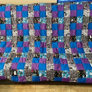 Haunted Mansion traditional quilted throw