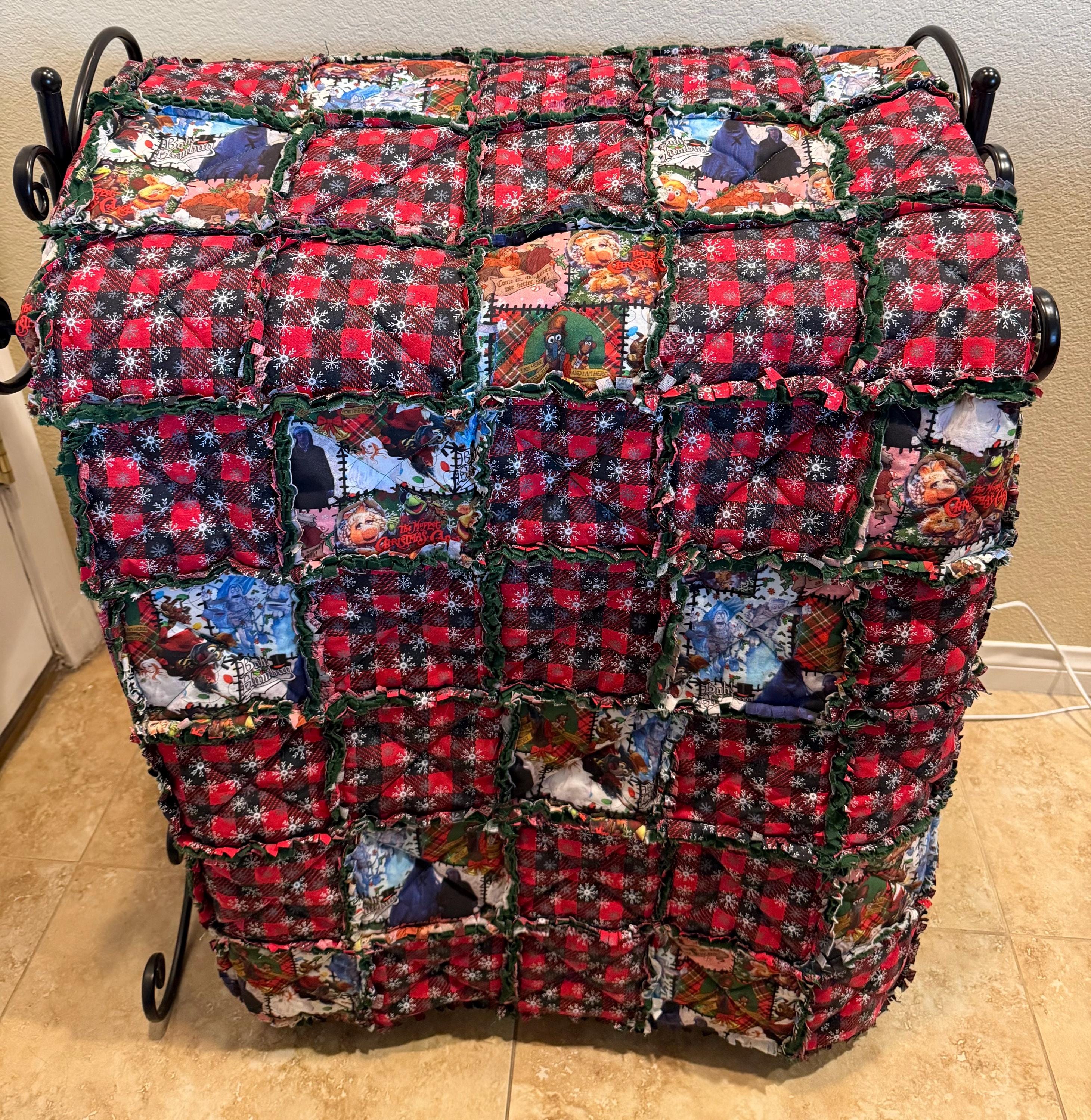 Christmas Carol Throw - Etsy