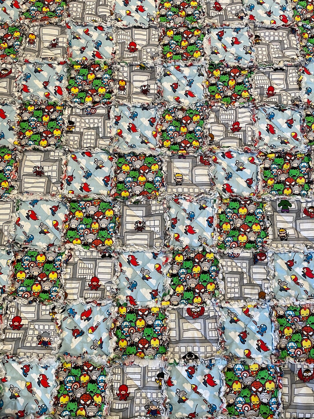 Chibi Marvel Quilted Throw - Etsy