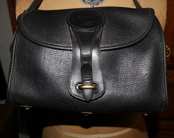 Dooney & Bourke ~ Satchel Bag ~ Short Strap ~ Black ~ AWL ~ Leather ~  10" X 8" X 4"
