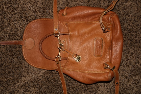 Dooney & Bourke ~ Backpack ~ Vintage ~ Recycled ~ Medium  display picture 2