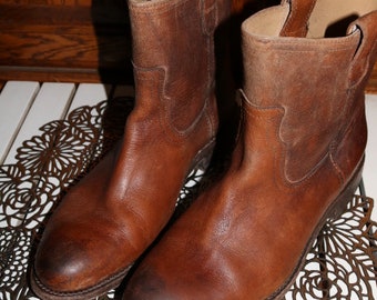 Frye ~ Bottes ~ Cuir ~ Western ~ Recyclé ~ vintage ~ Taille femme 11 M