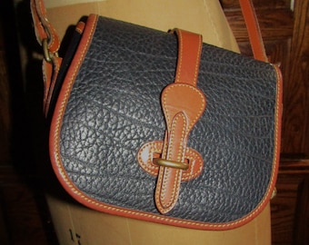 Vintage 90s Dooney & And Bourke Canyon Pebble Leather‎ Navy & Brown Backpack Y2K Dooney & Bourke | Bags | Vintage Dooney Bourke Canyon All  main image 2