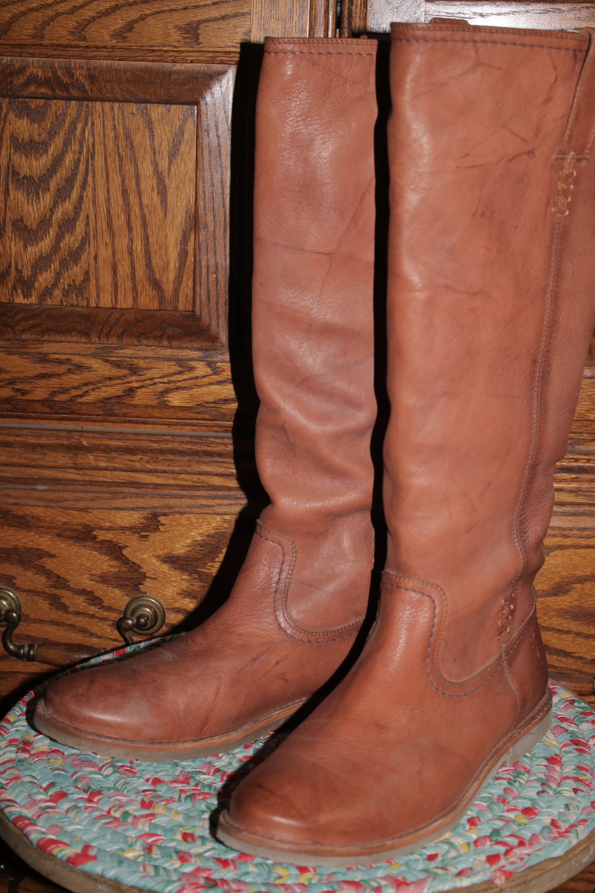 Vintage Frye Tall Riding Boots 6750 Womens Size 5.5 Brown -  Norway