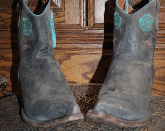 Lucchese ~ Diva ~ Boots ~ Cowgirl ~ Bliss ~ Vintage ~ Old Stock New ~ Mint ~ Women's size 11 m