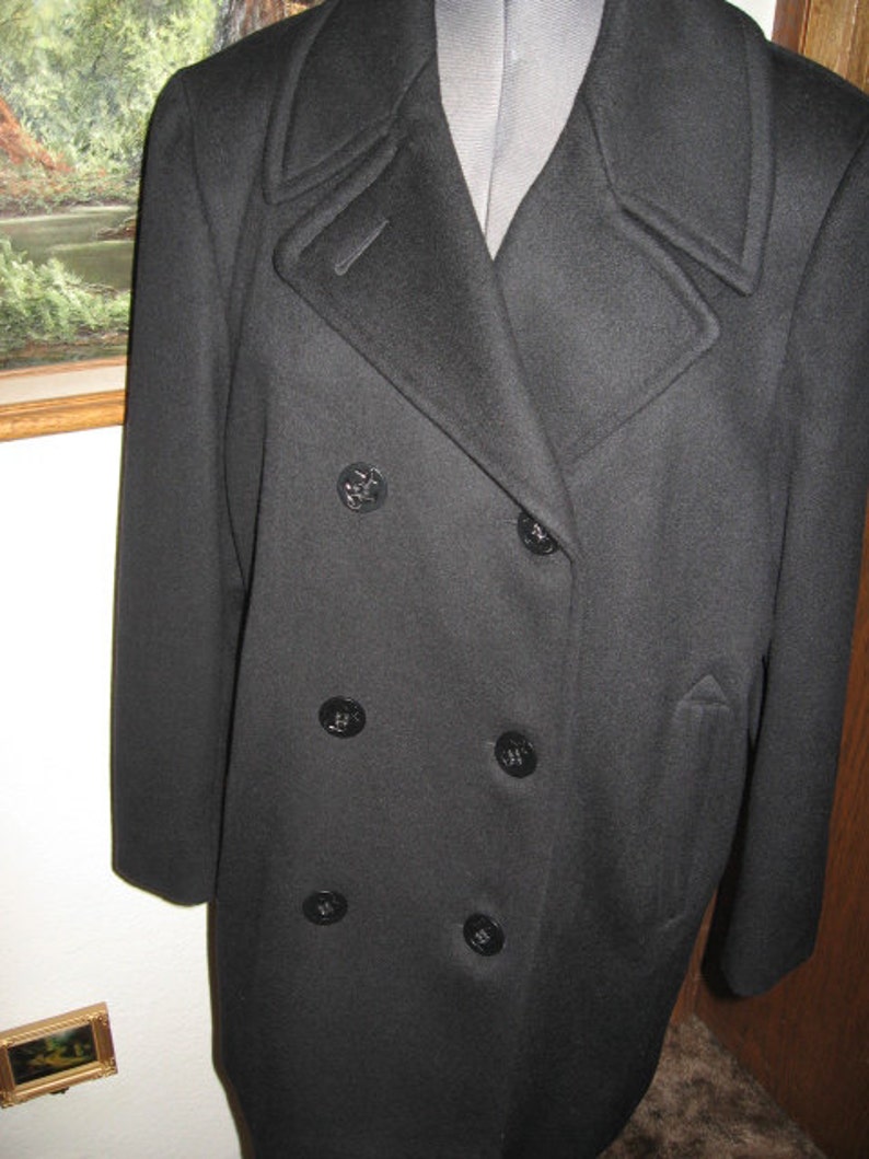 Forecaster of Boston Made in USA Wool nylon Pea Coat Etsy