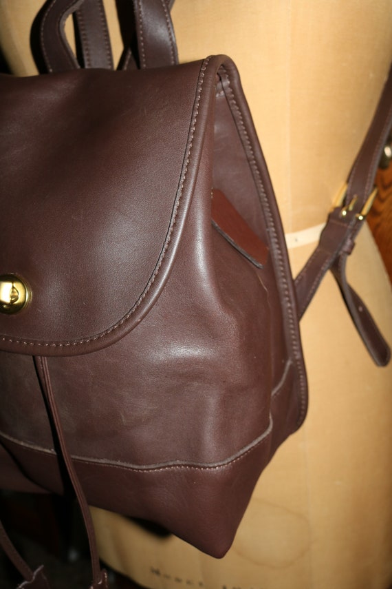Coach ~ Backpack ~ Brown ~ Large Size ~ 9" X 5" X 