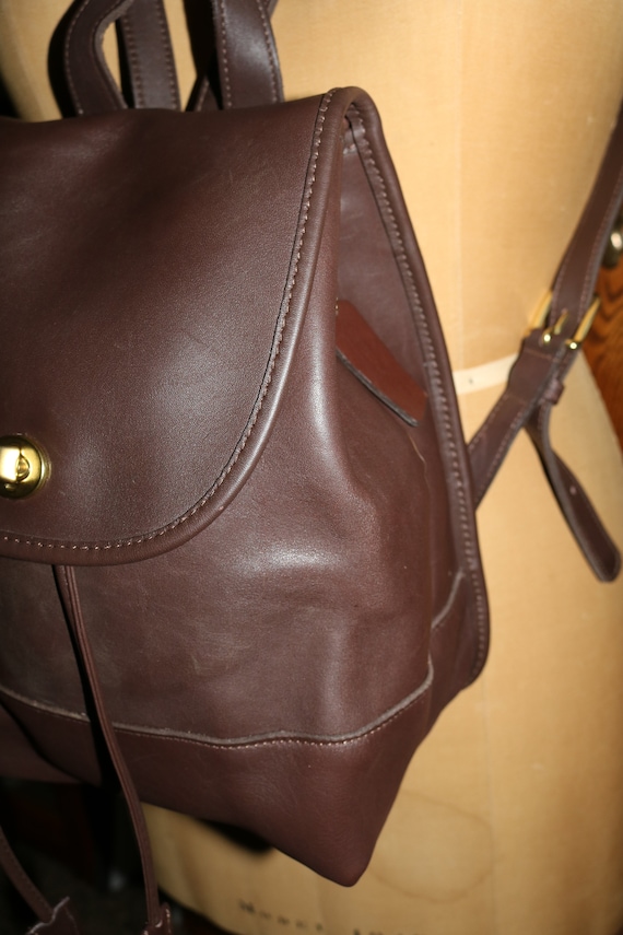 Coach ~ Backpack ~ Brown ~ Large Size ~ 9" X 5" X 