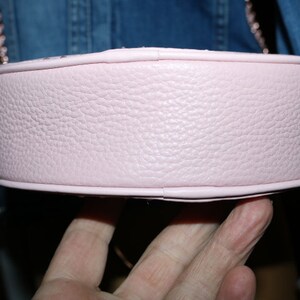 Ted Baker Pink Leather Pillbox Bag Mint Vintage Recycled 8 X 8 X 2 1/4 ...