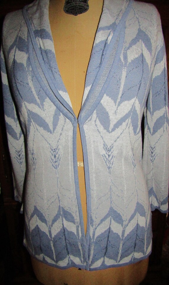 Pendleton ~ Sweater ~ Linen/ Cotton ~ Mint ~ Recy… - image 3