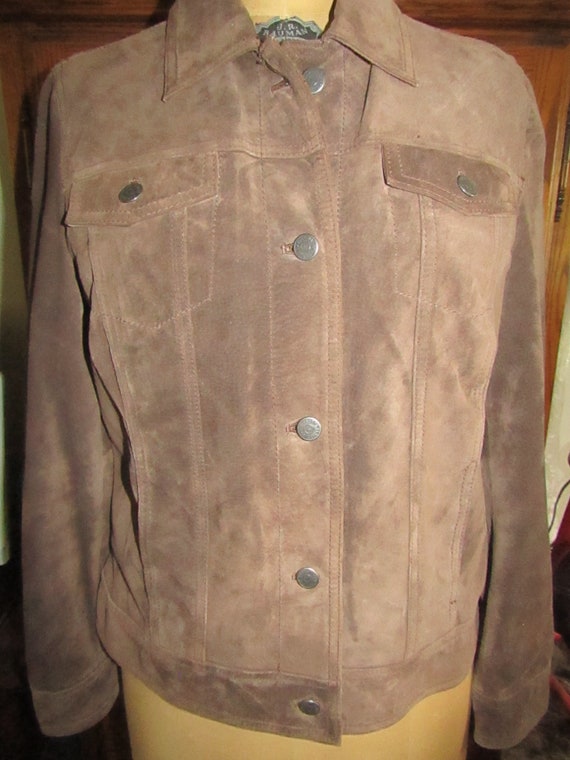 Eddie Bauer ~ Seattle Suede ~ Nutmeg Brown ~ Sued… - image 1