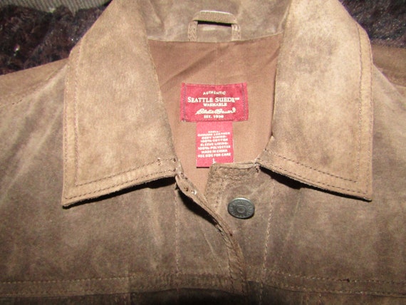 Eddie Bauer ~ Seattle Suede ~ Nutmeg Brown ~ Sued… - image 5