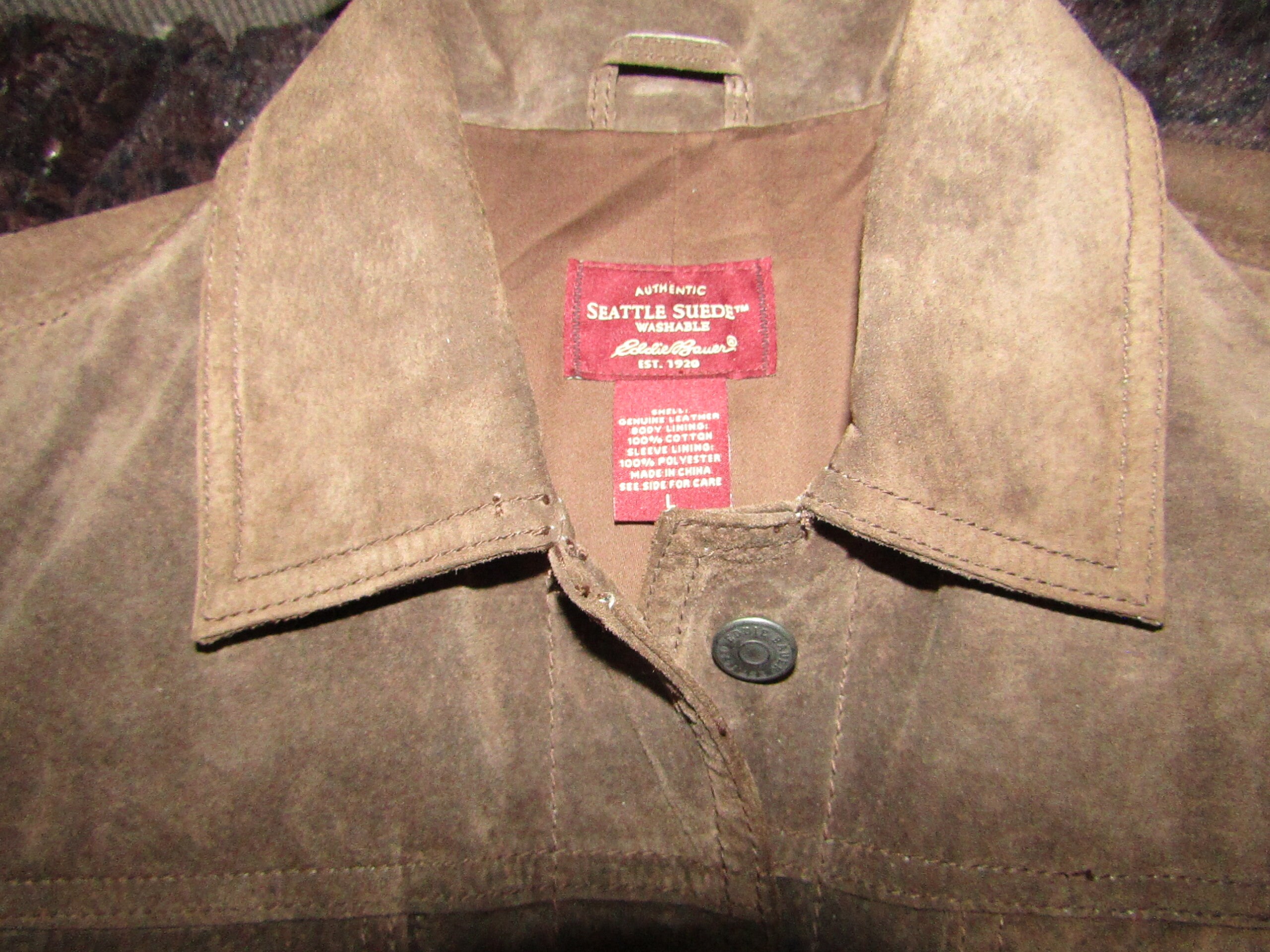 Eddie Bauer ~ Seattle Suede ~ Nutmeg Brown ~ Suede ~ Vintage