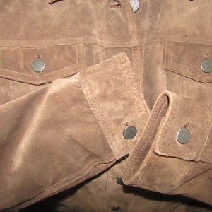 Eddie Bauer Seattle Suede Nutmeg Brown Suede vintage Women's Size L USA image 7