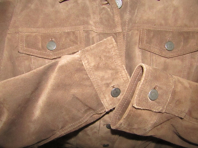 Eddie Bauer Seattle Suede Nutmeg Brown Suede vintage Women's Size L USA image 7