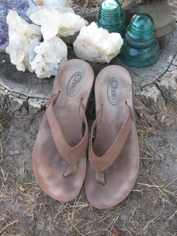 Chaco Classic Leather Flip Sandal - Tan