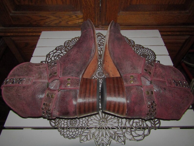 frye distressed boots